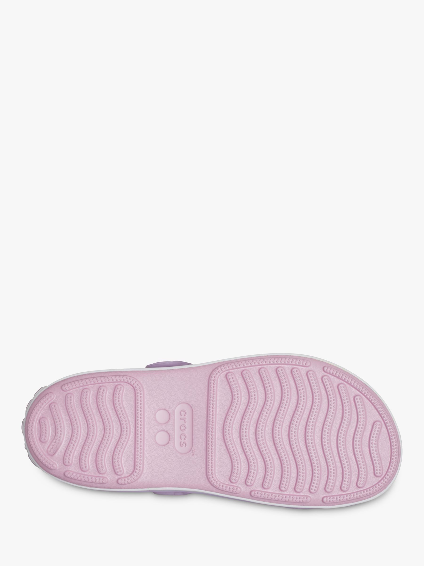 Crocs Kids' Crocband™ Cruiser Sandals, Pink/Lilac, 8 Jnr
