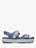 Crocs Kids' Crocband™ Cruiser Sandals, Navy/Grey