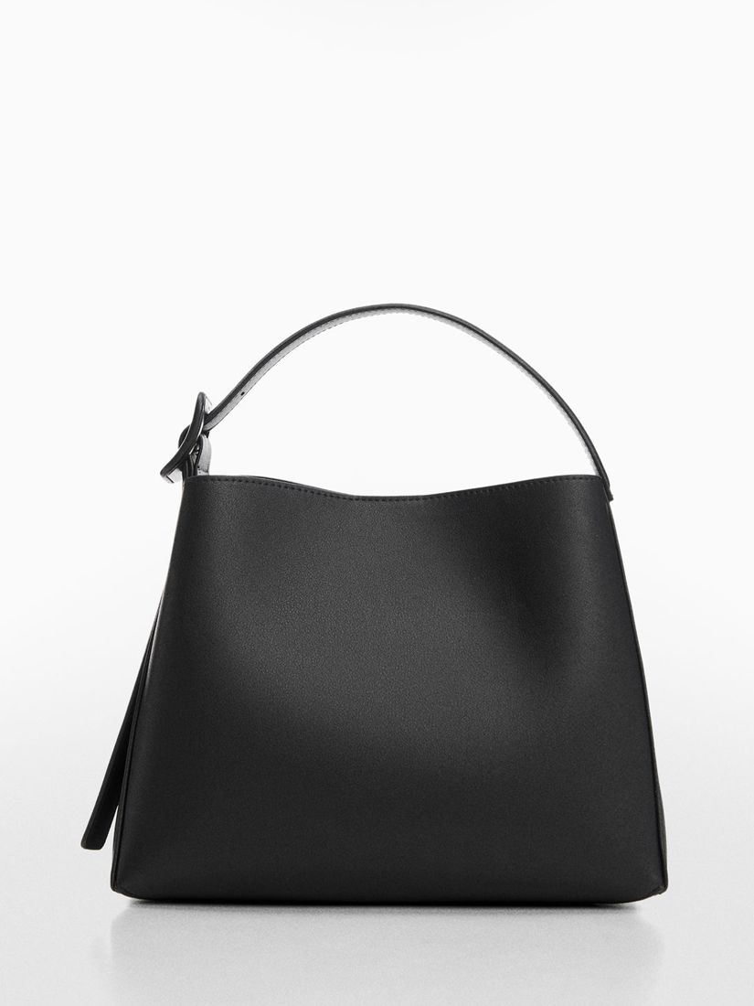 Mango Winnie Small Shopper Bag, Black, One Size