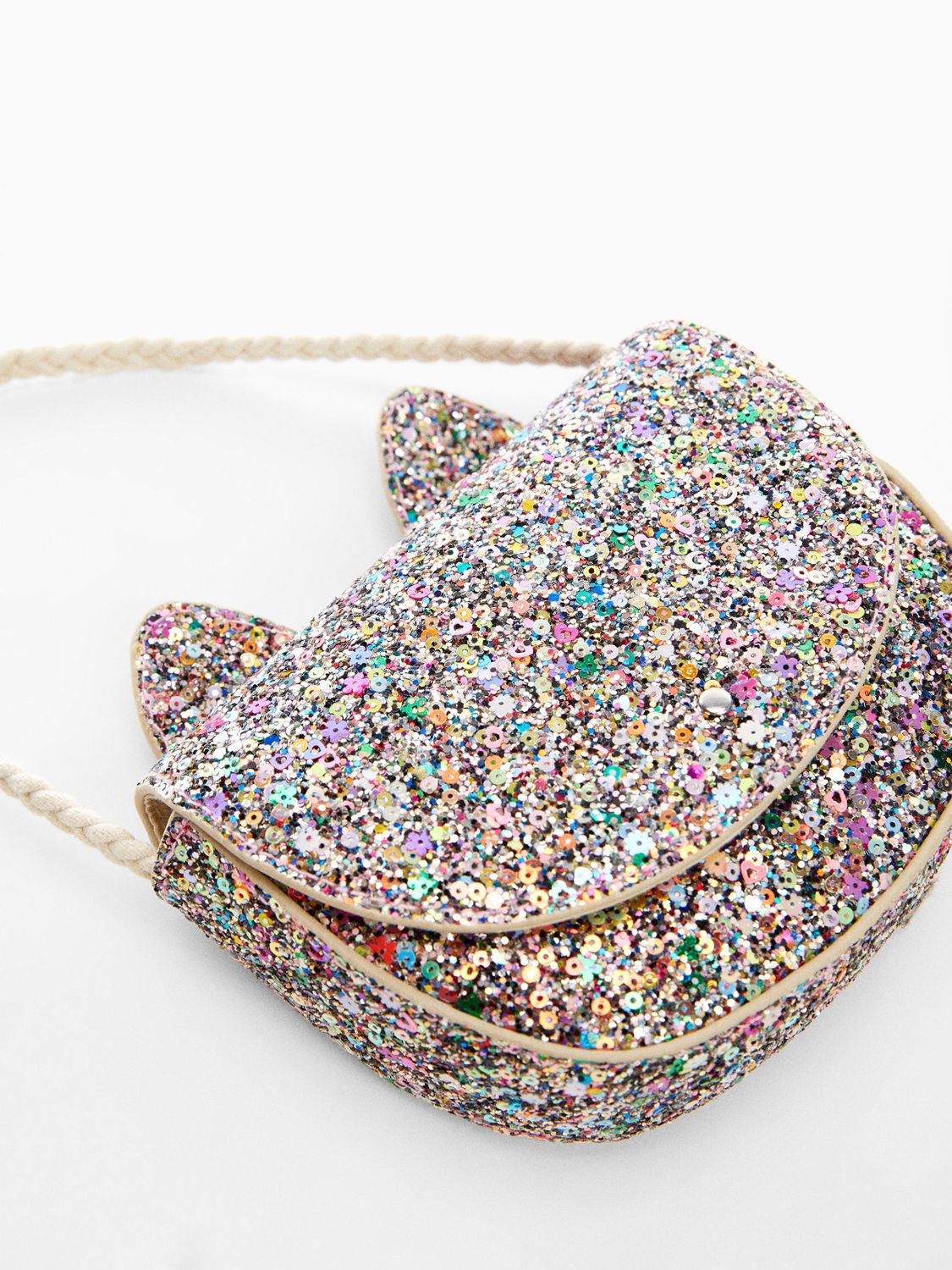 Buy Mango Kids' Newparty Sequin Ear Detail Bag, Multi Online at johnlewis.com