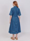 Vivere By Savannah Miller Romy Denim Midi Shirt Dress, Blue