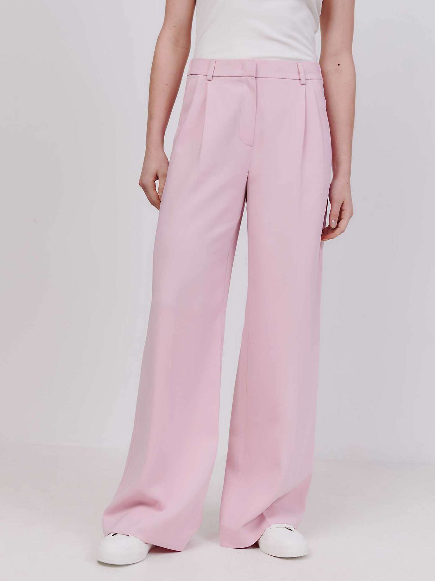 Buy Vivere By Savannah Miller Dylan Tailored Trousers, Pink Online at johnlewis.com