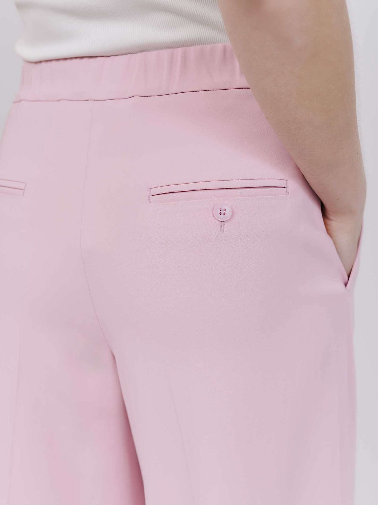 Buy Vivere By Savannah Miller Dylan Tailored Trousers, Pink Online at johnlewis.com