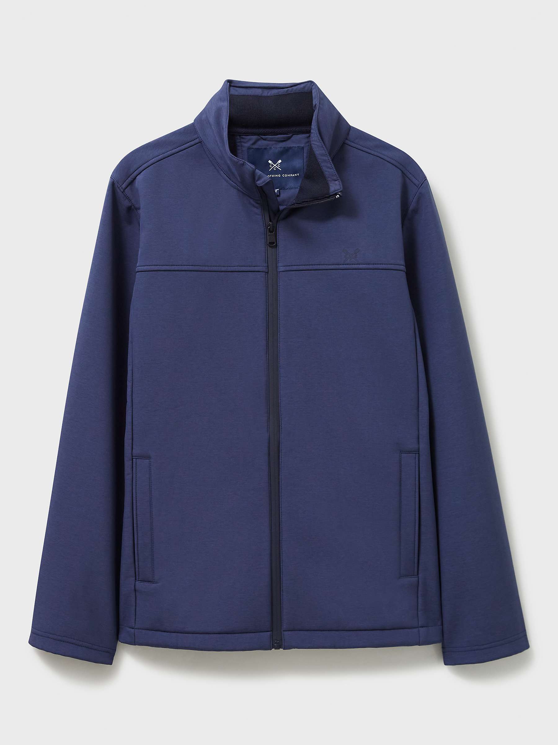 Buy Crew Clothing Eastbourne Showerproof Jacket, Navy Blue Online at johnlewis.com