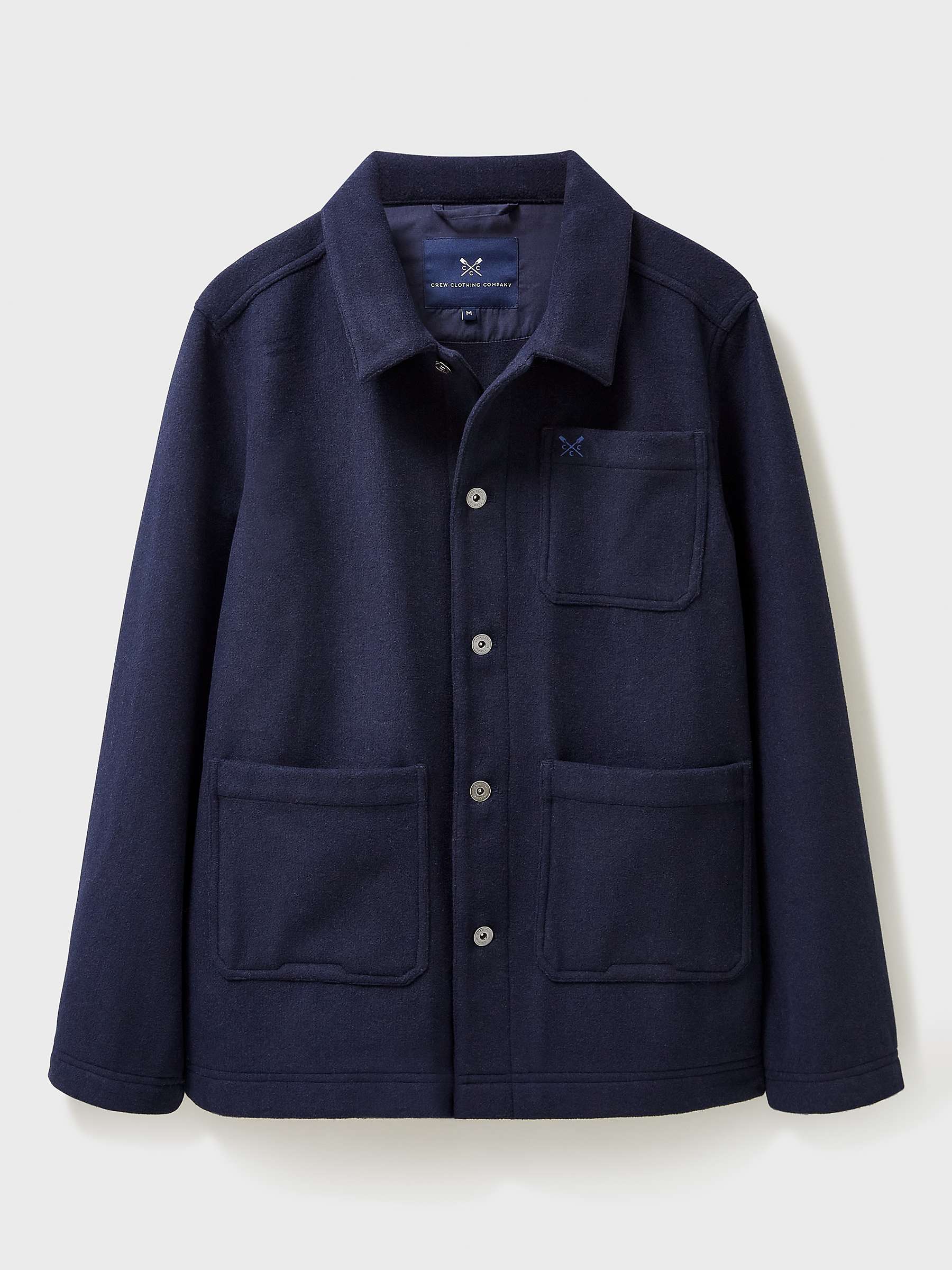 Buy Crew Clothing Worthley Jacket, Navy Online at johnlewis.com