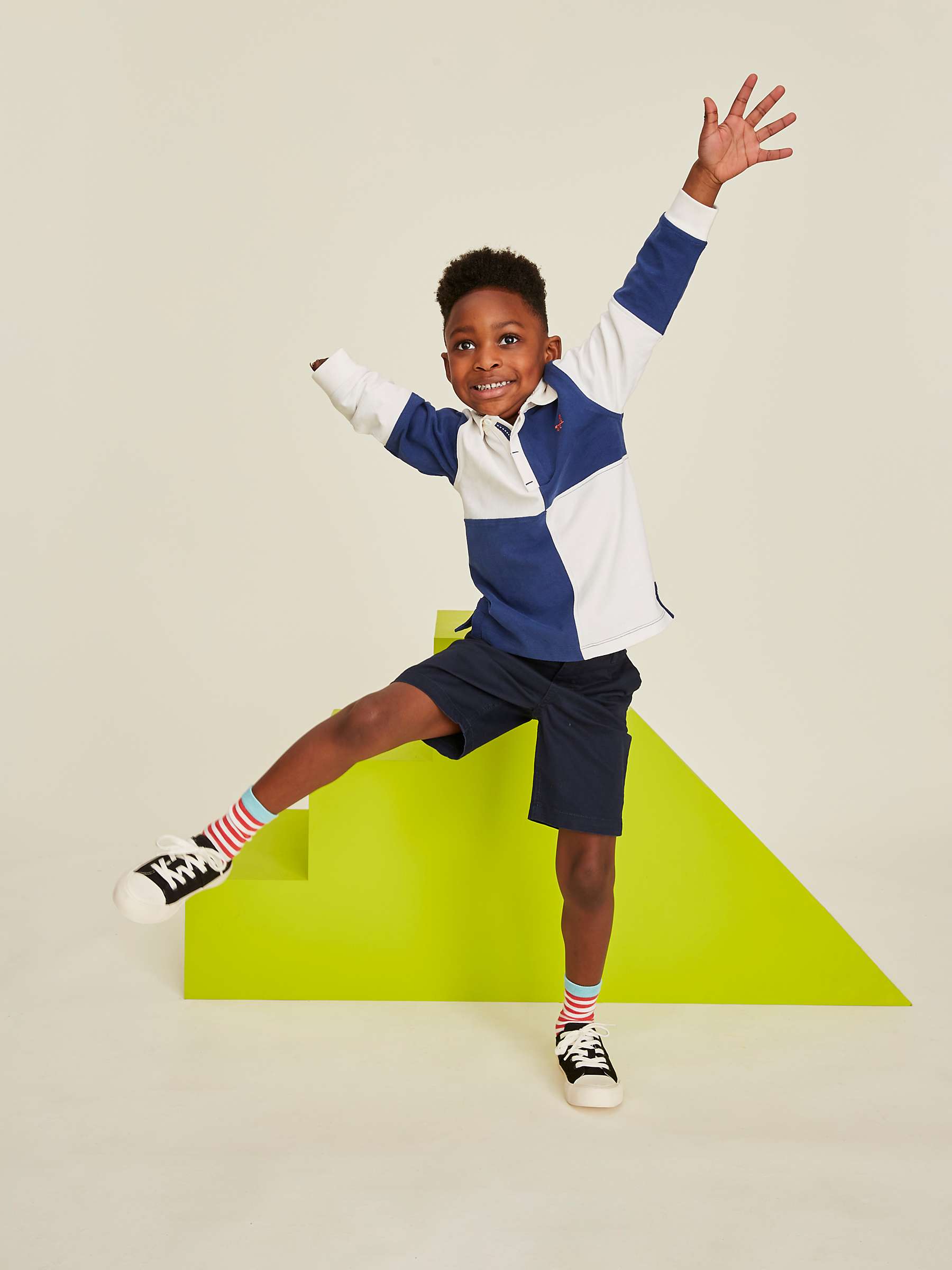 Buy Crew Clothing Kids' Classic Bermuda Shorts, Dark Blue Online at johnlewis.com