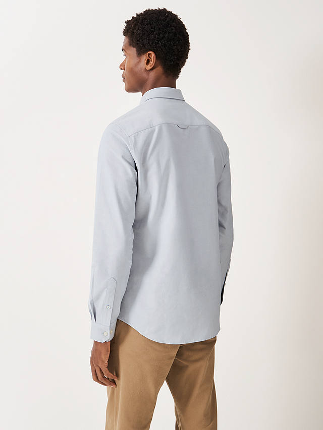 Crew Clothing Oxford Cotton Shirt, Light Grey