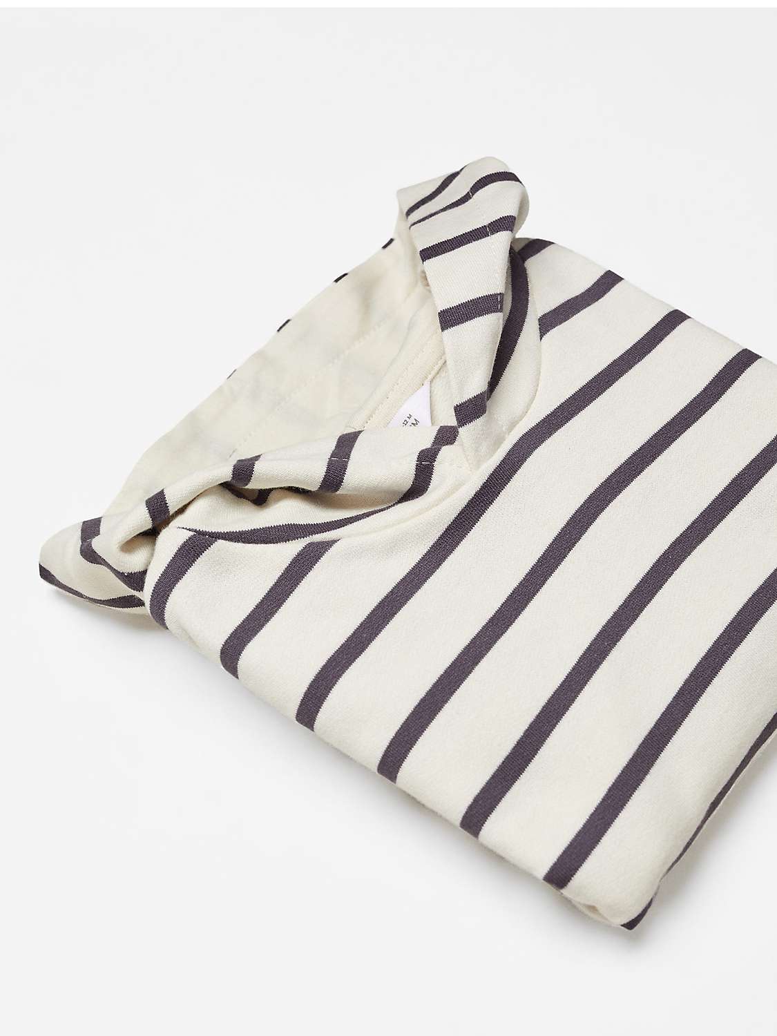 Buy Mango Kids' Rayas Stripe Hooded Sweatshirt, Charcoal Online at johnlewis.com