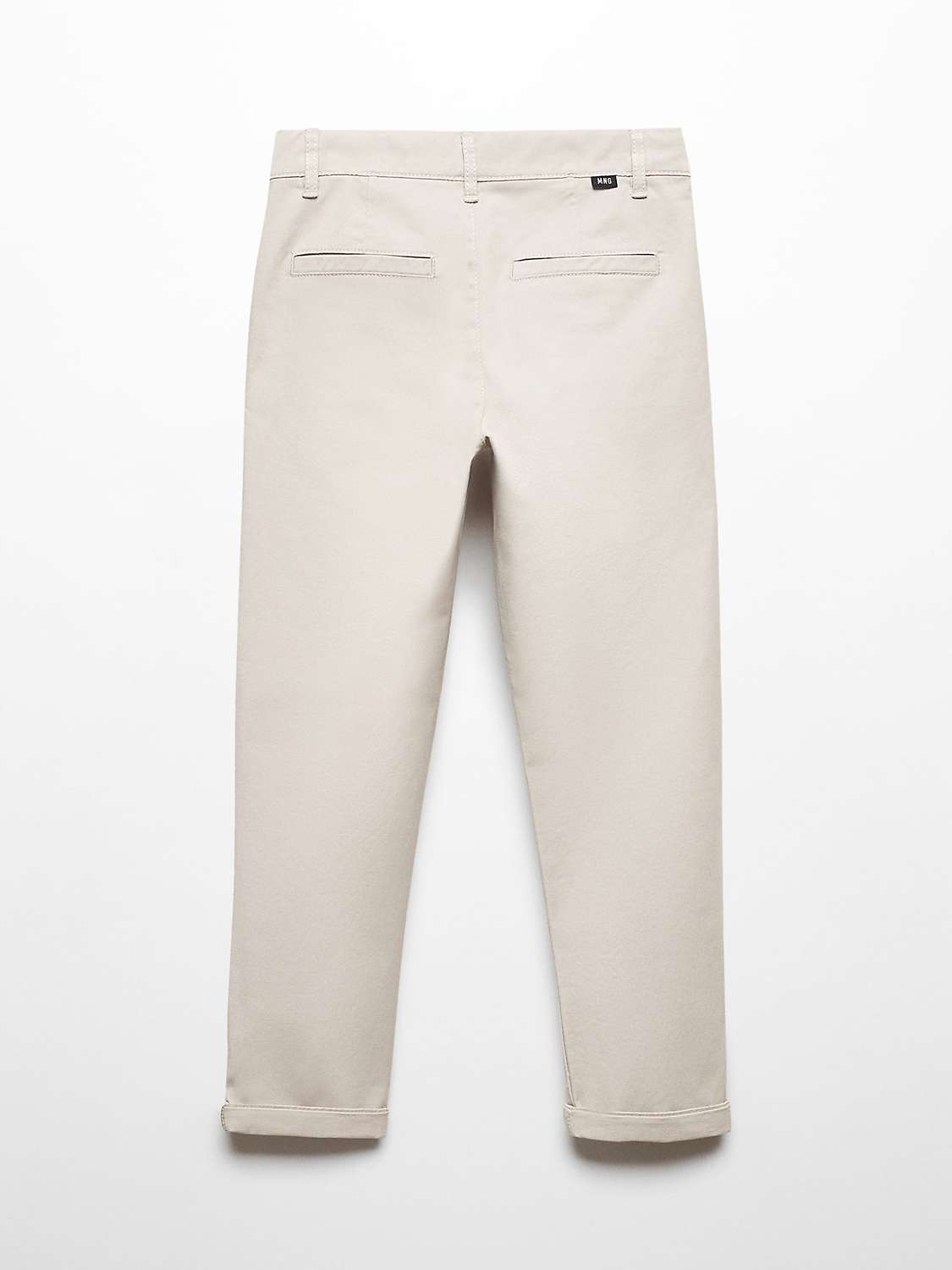 Buy Mango Kids' Piccolo Cotton Blend Chino Trousers Online at johnlewis.com