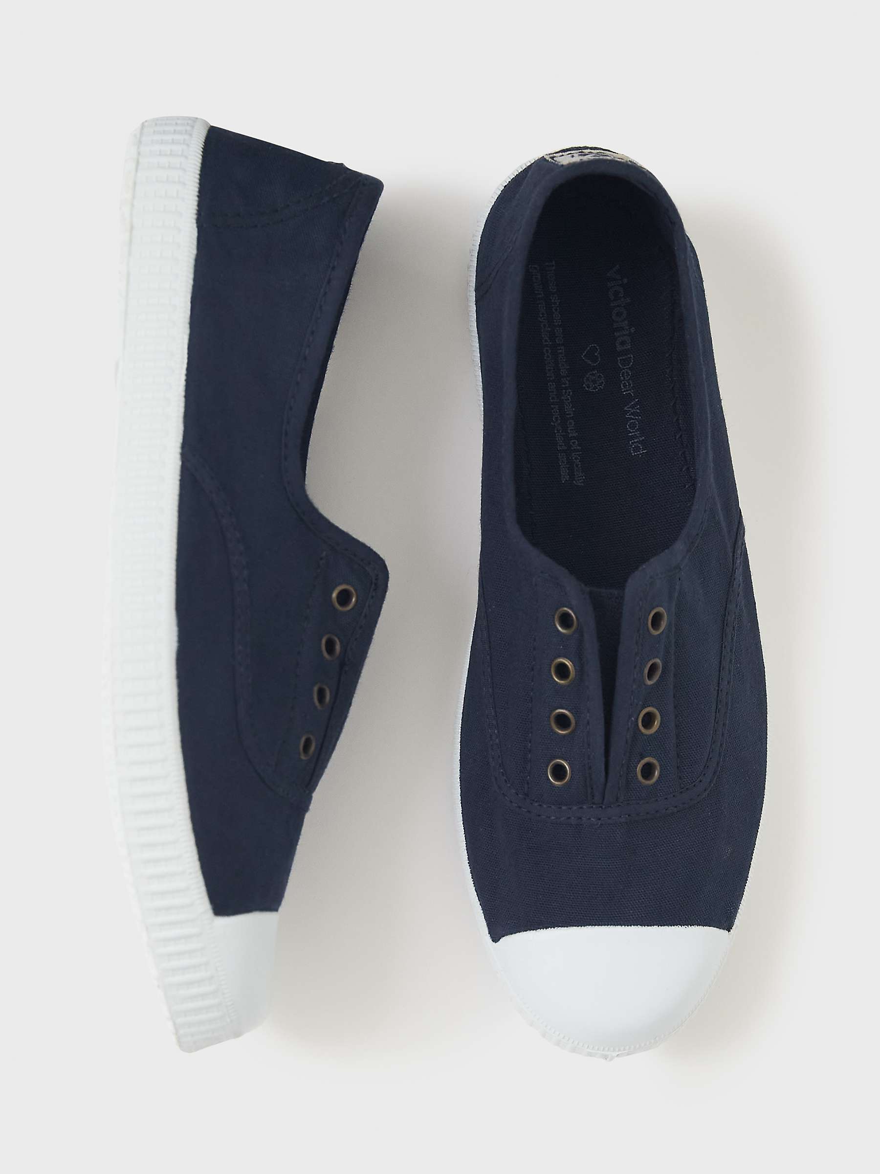 Buy Crew Clothing Laceless Trainers Online at johnlewis.com