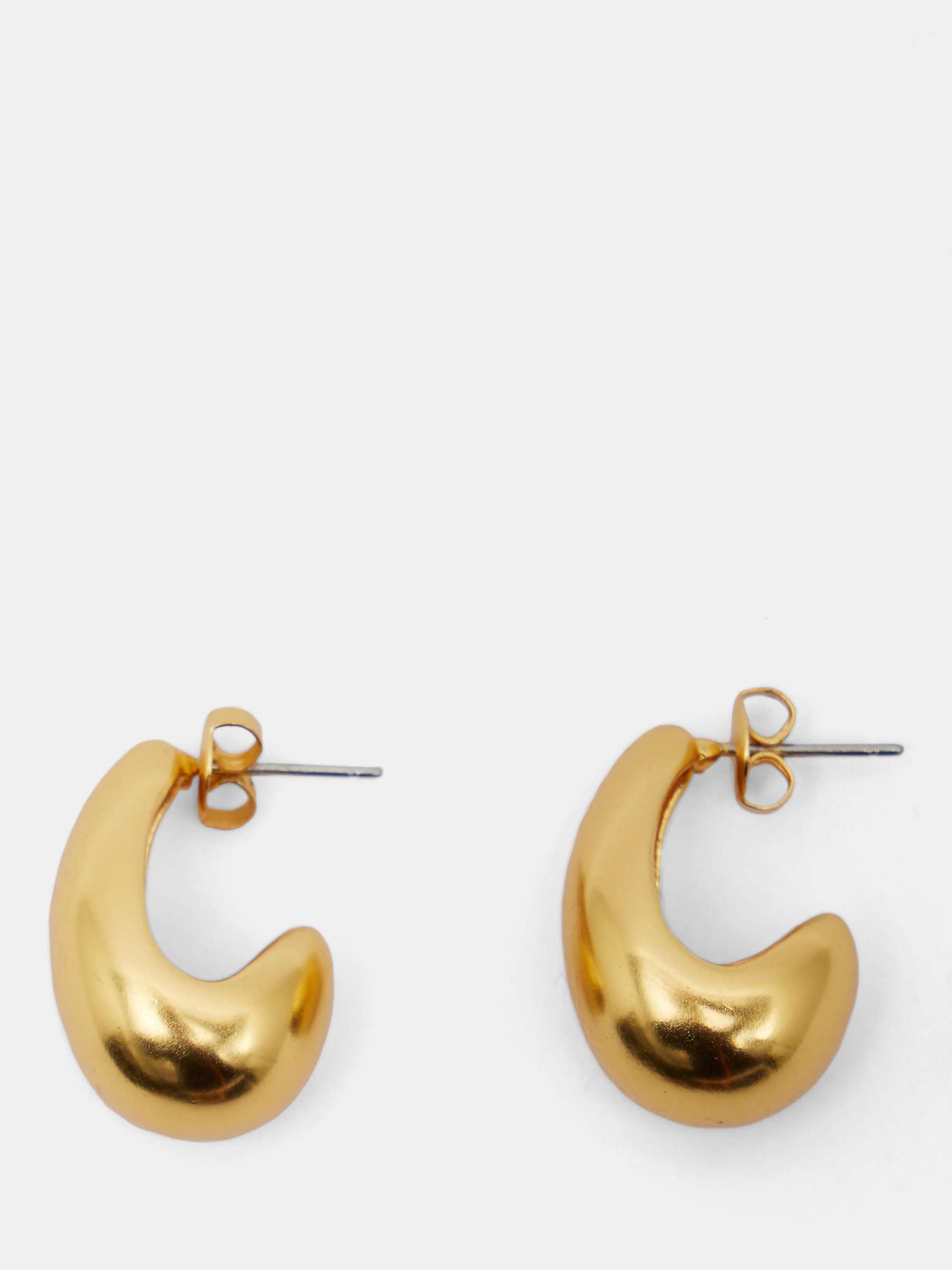 Buy HUSH Parker Teardrop Hoop Earrings, Gold Online at johnlewis.com