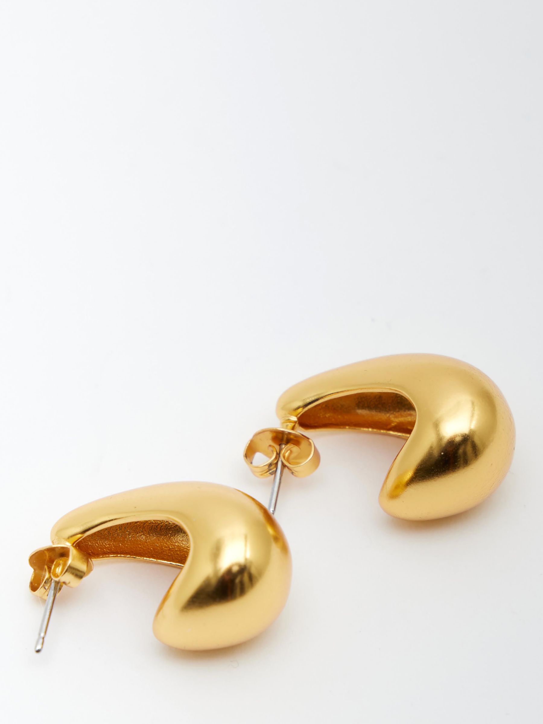 Buy HUSH Parker Teardrop Hoop Earrings, Gold Online at johnlewis.com