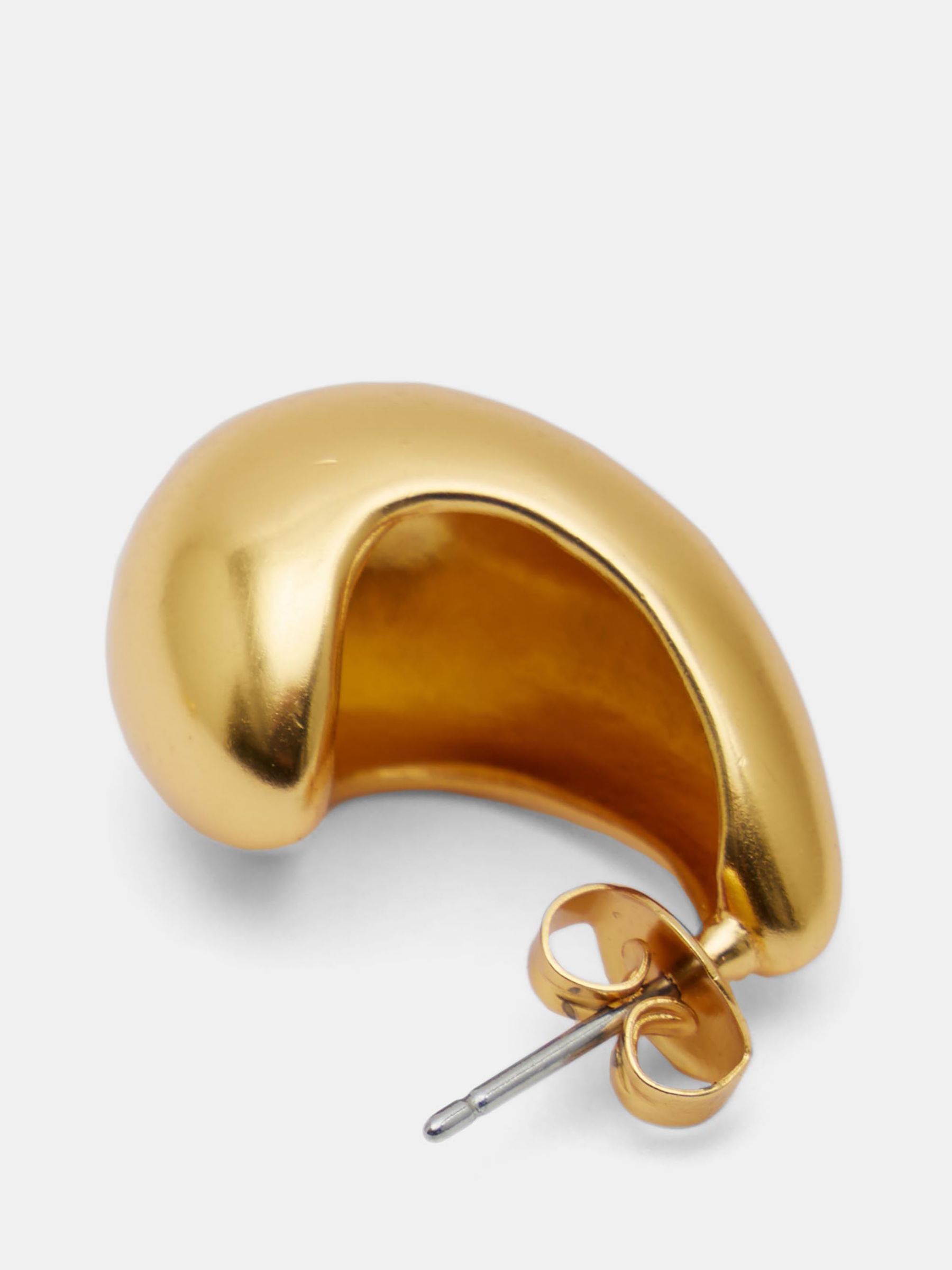 HUSH Parker Teardrop Hoop Earrings, Gold
