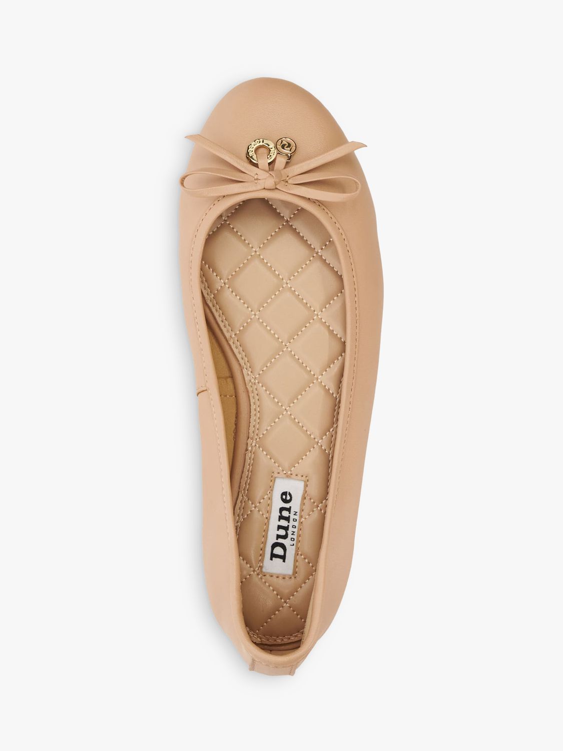 Dune tan hot sale ballet pumps