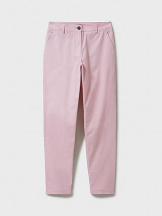 Crew Clothing Classic Cotton Blend Chinos, Light Pink