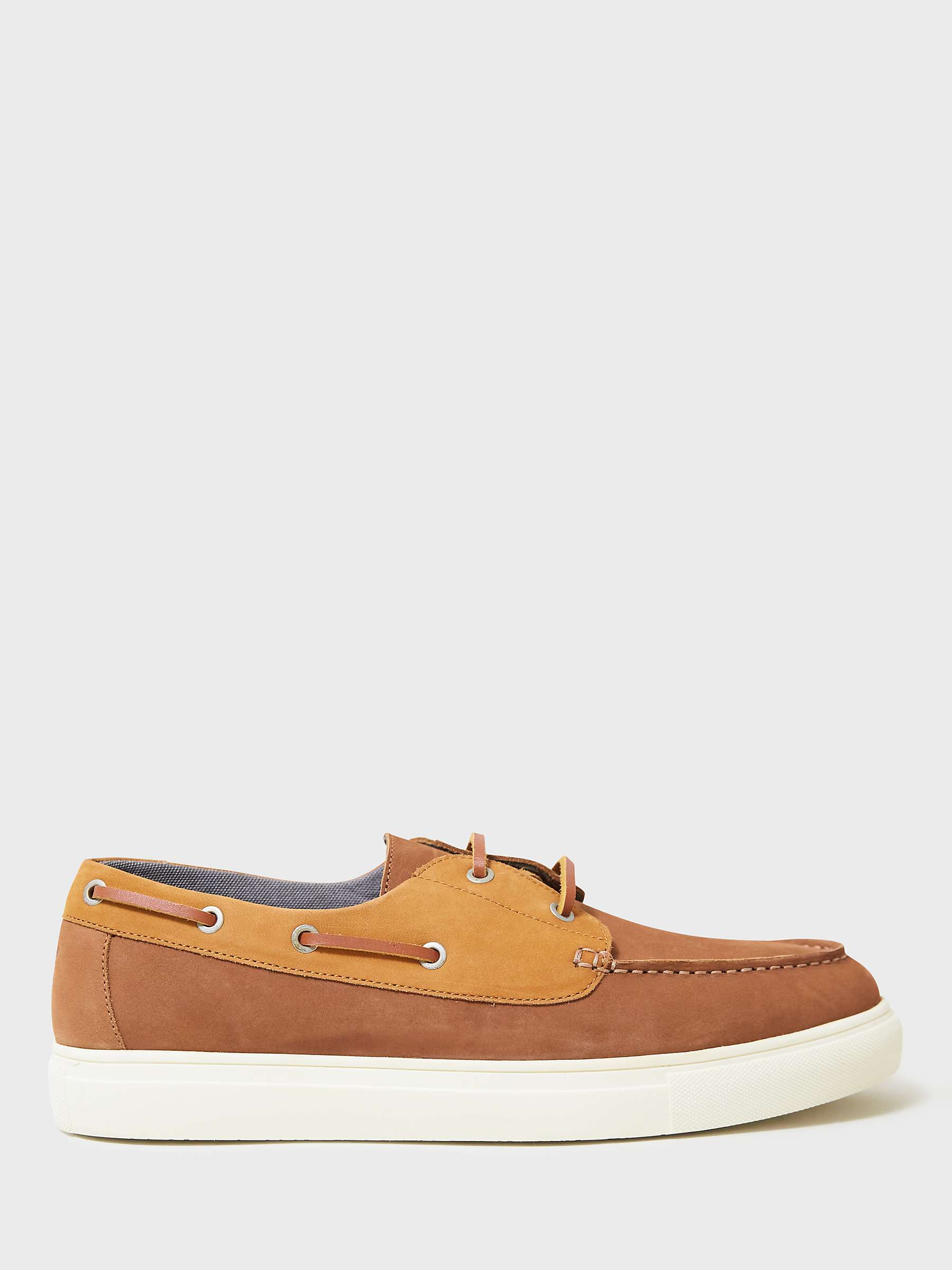 Buy Crew Clothing Hybrid Deck Shoes, Brown Online at johnlewis.com