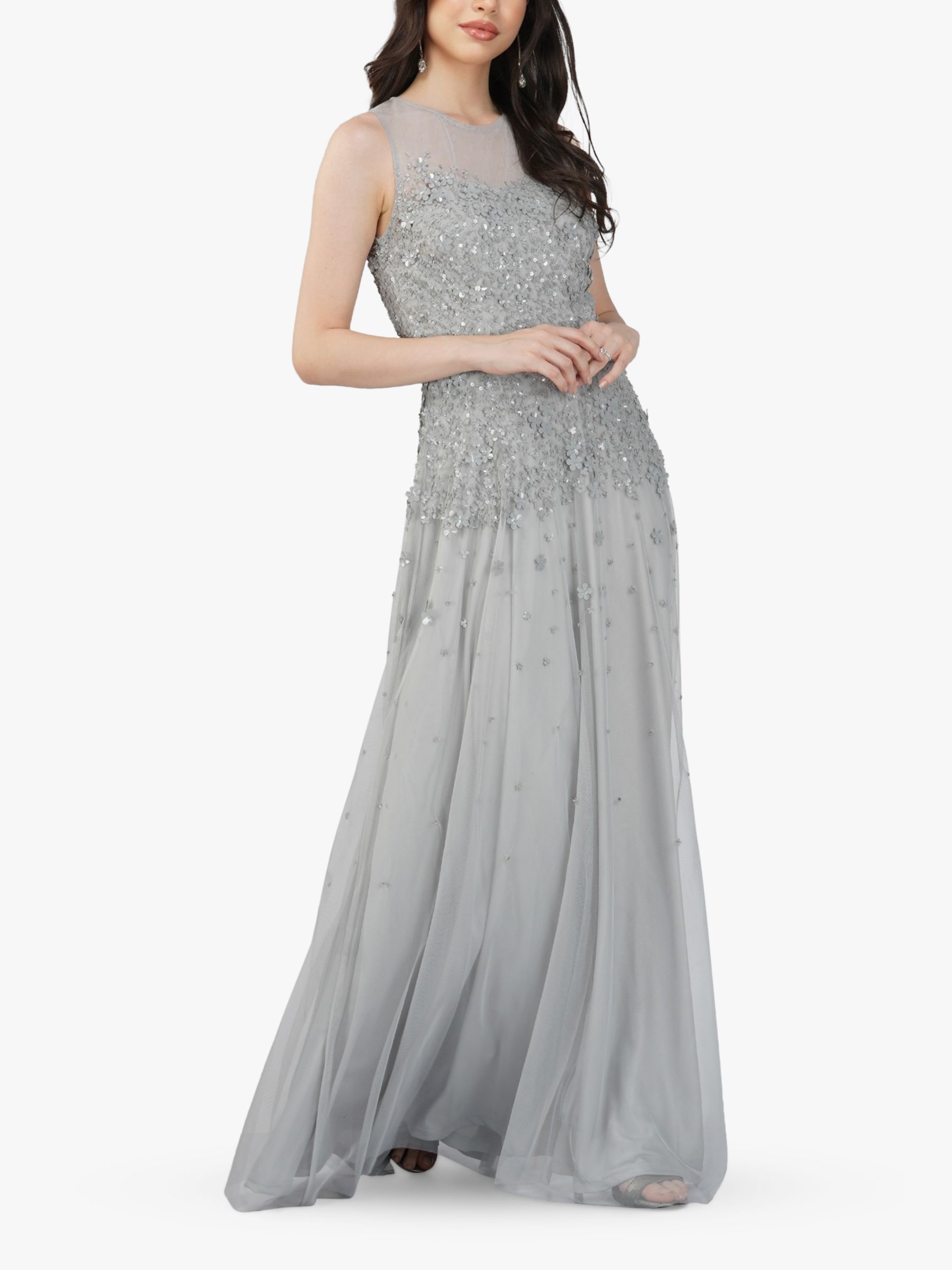 Buy Lace & Beads Lilith Floral Embellished Maxi Dress Online at johnlewis.com