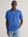 GANT Embroidered Logo Polo Top, Blue