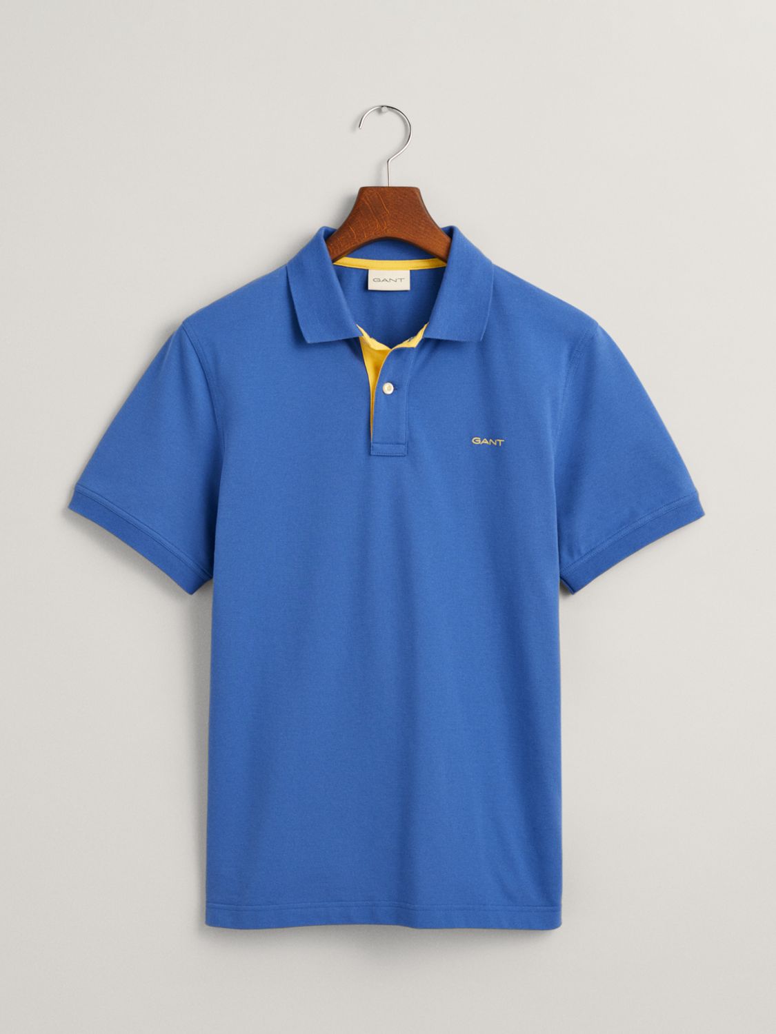 GANT Embroidered Logo Polo Top, Blue, XL