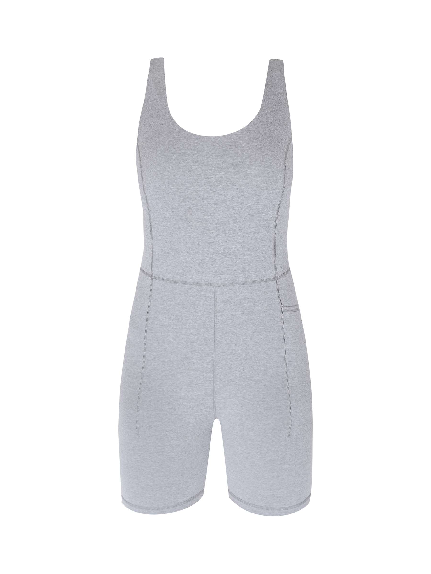 Buy Sweaty Betty Super Soft Bodysuit, Medium Grey Marl Online at johnlewis.com