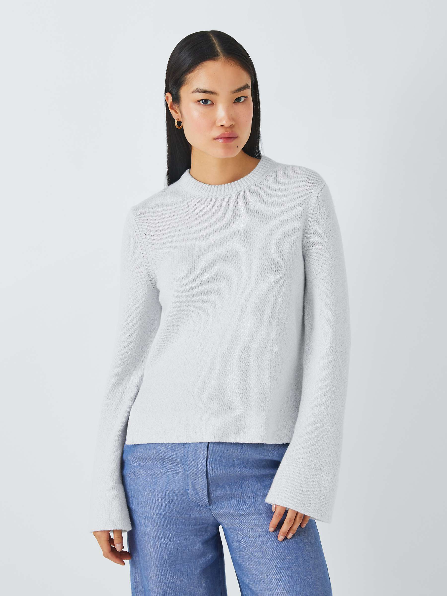 Buy Theory Wool Blend Jumper, Ice Mouline Online at johnlewis.com
