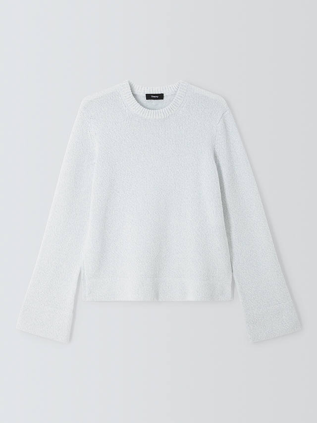 Theory Wool Blend Jumper, Ice Mouline