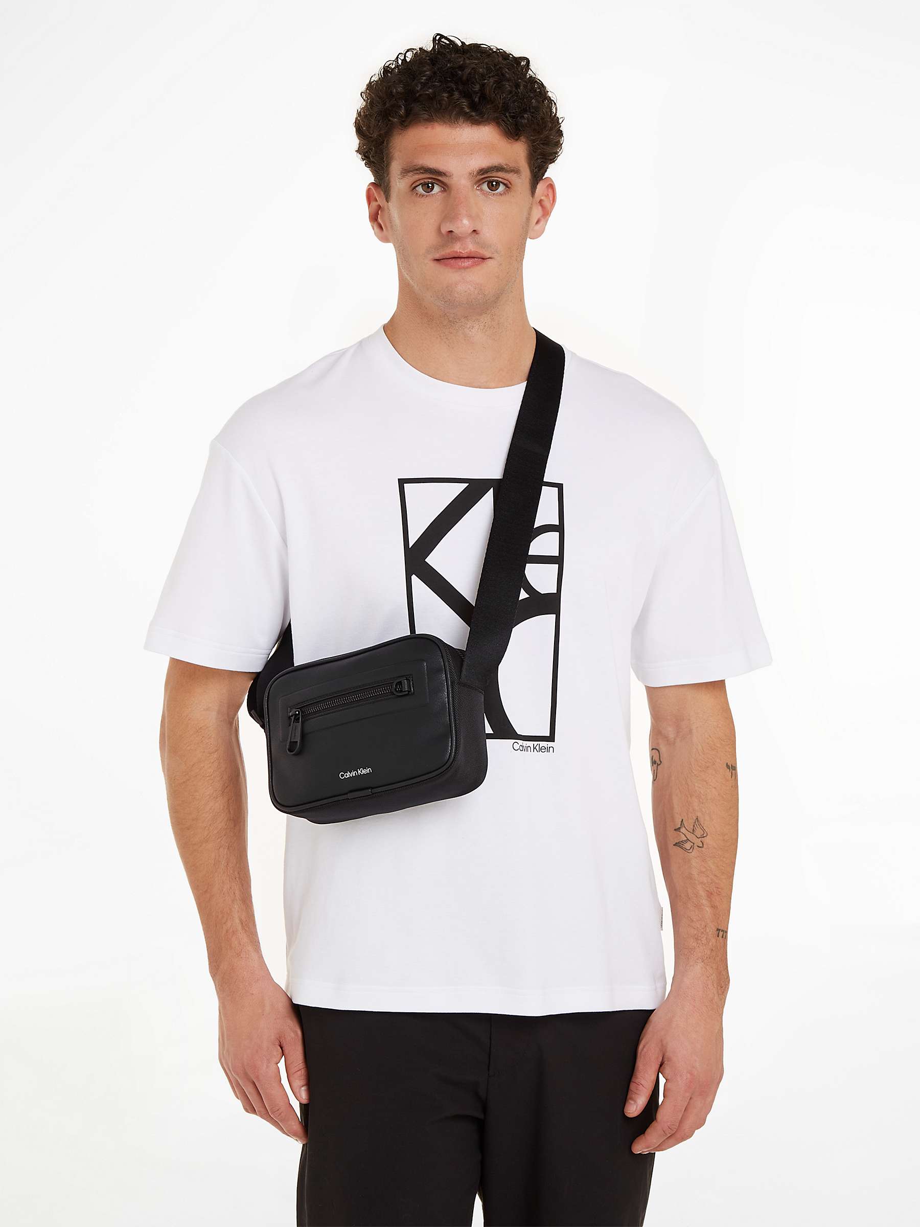 Buy Calvin Klein Elevated Camera Bag, Black Online at johnlewis.com