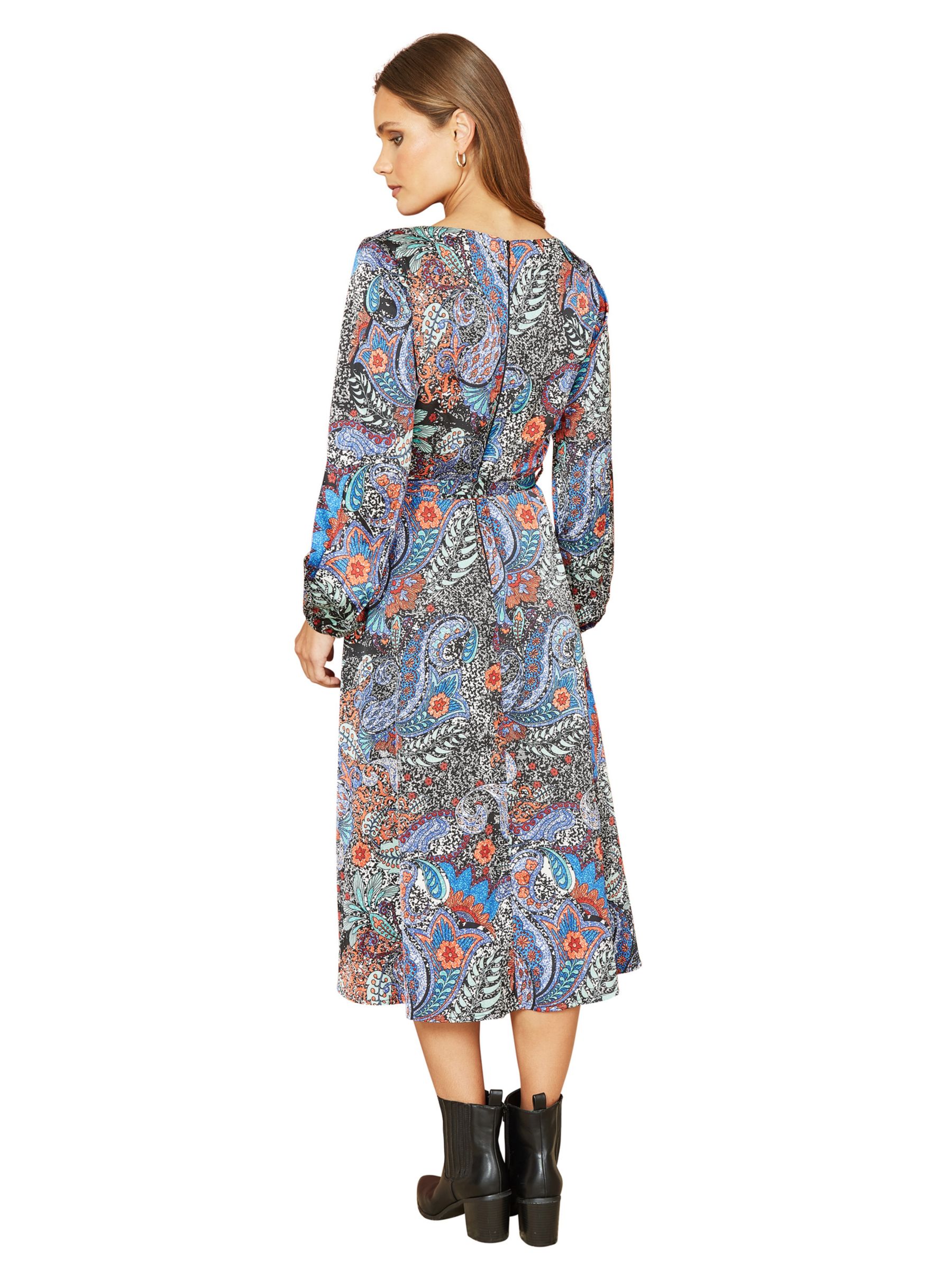 Buy Mela London Paisley Print Midi Dress, Multi Online at johnlewis.com