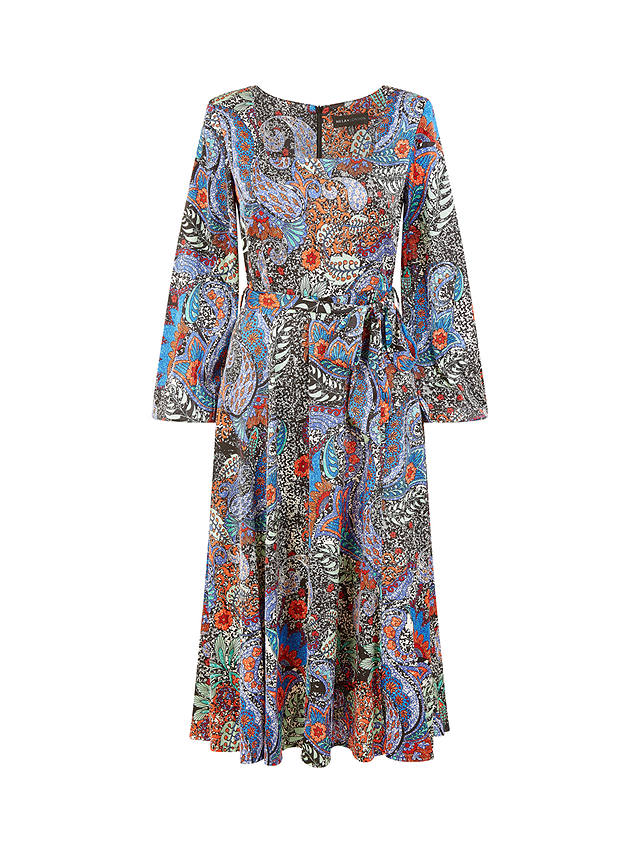 Mela London Paisley Print Midi Dress, Multi