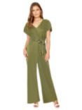 Mela London V-Neck Jumpsuit, Green