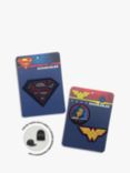 Fabric Flavours Kids' Wonder Woman/Superman Interchangeable Badgeables, Pack Of 2, Multi