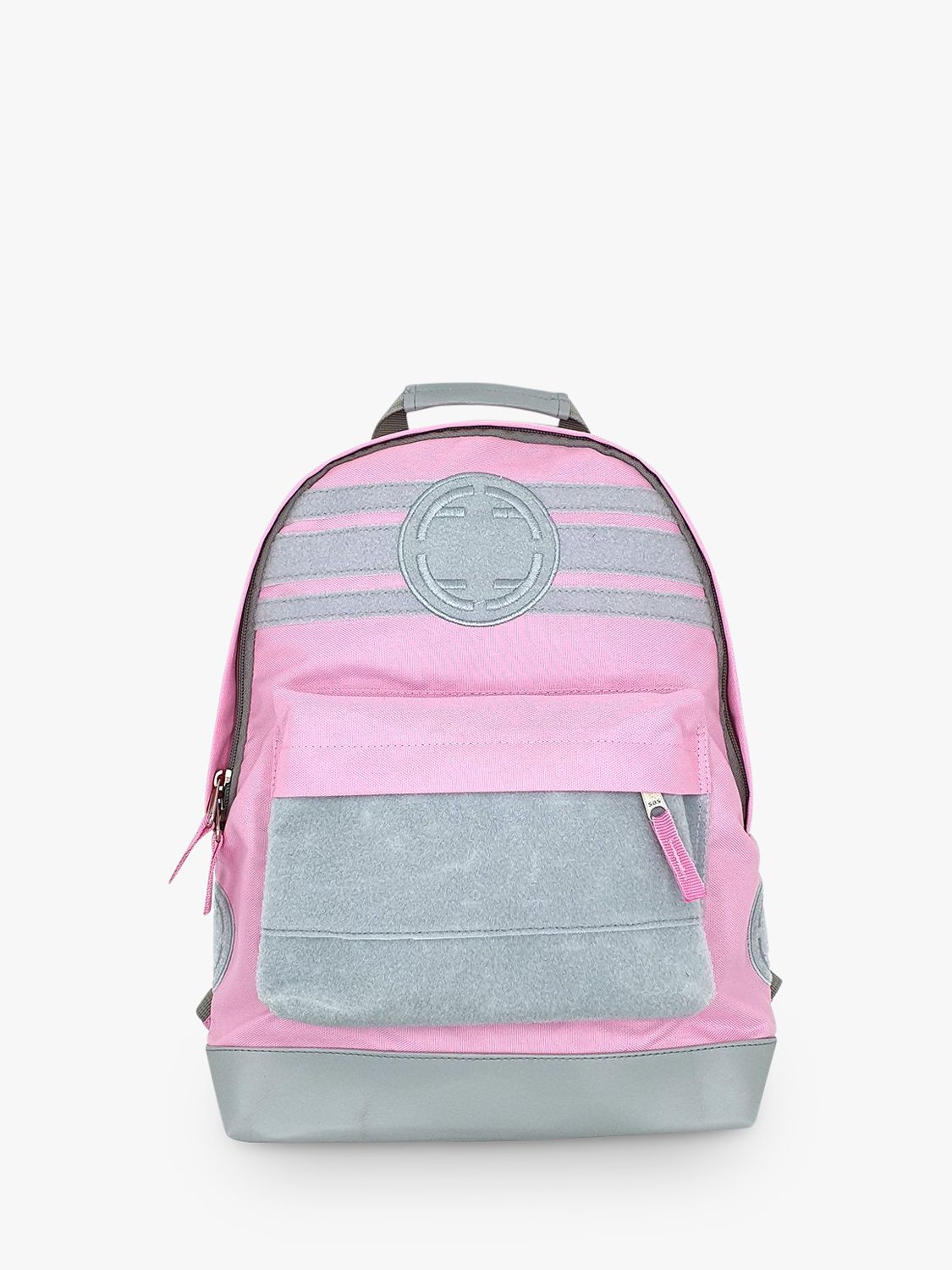 Fabric Flavours Kids' Plain Backpack, Pink/Grey at John Lewis & Partners