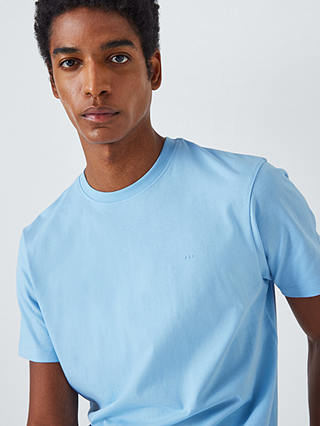 Kin Logo Cotton T-Shirt, Cerulean
