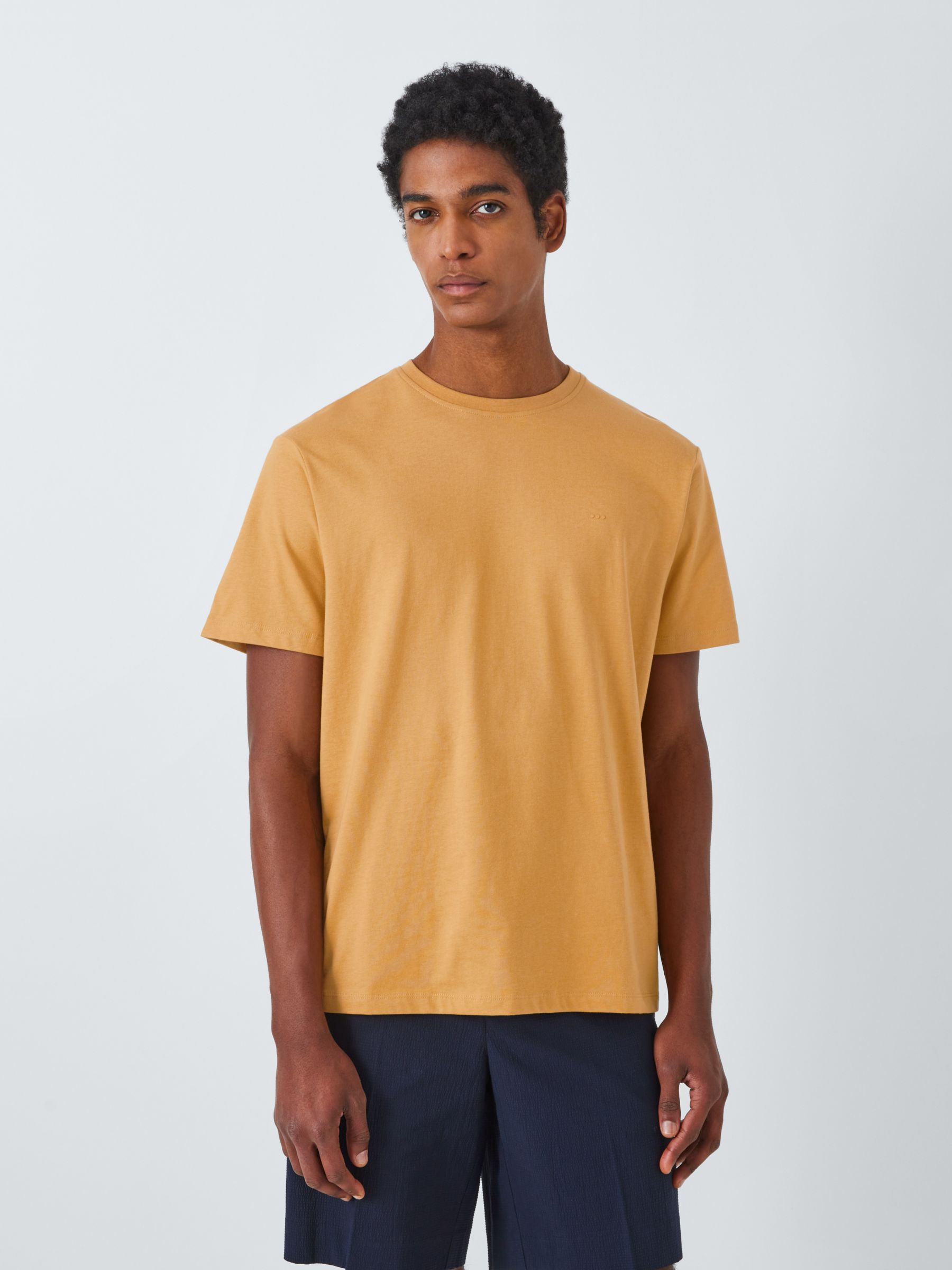 Kin Logo Cotton T-Shirt, Spruce Yellow, S