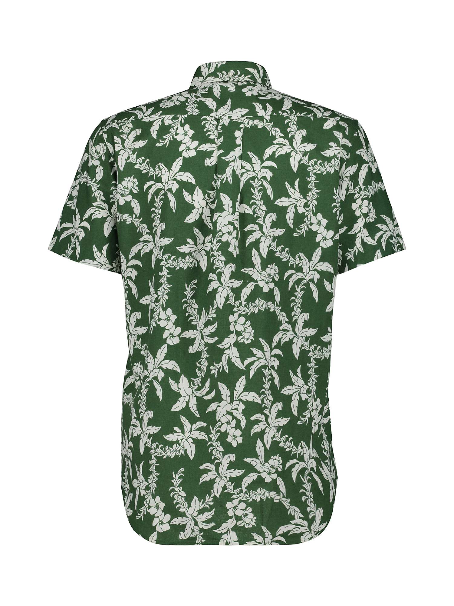 Buy GANT All Over Palm Print Short Sleeve Shirt, Green/Multi Online at johnlewis.com