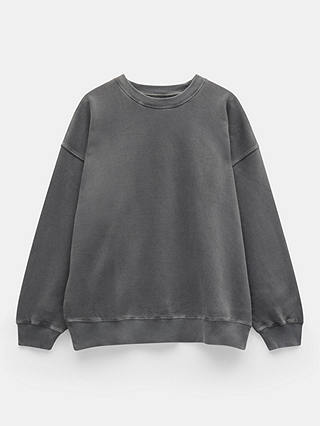 HUSH Quade Oversized Sweatshirt, Dark Grey