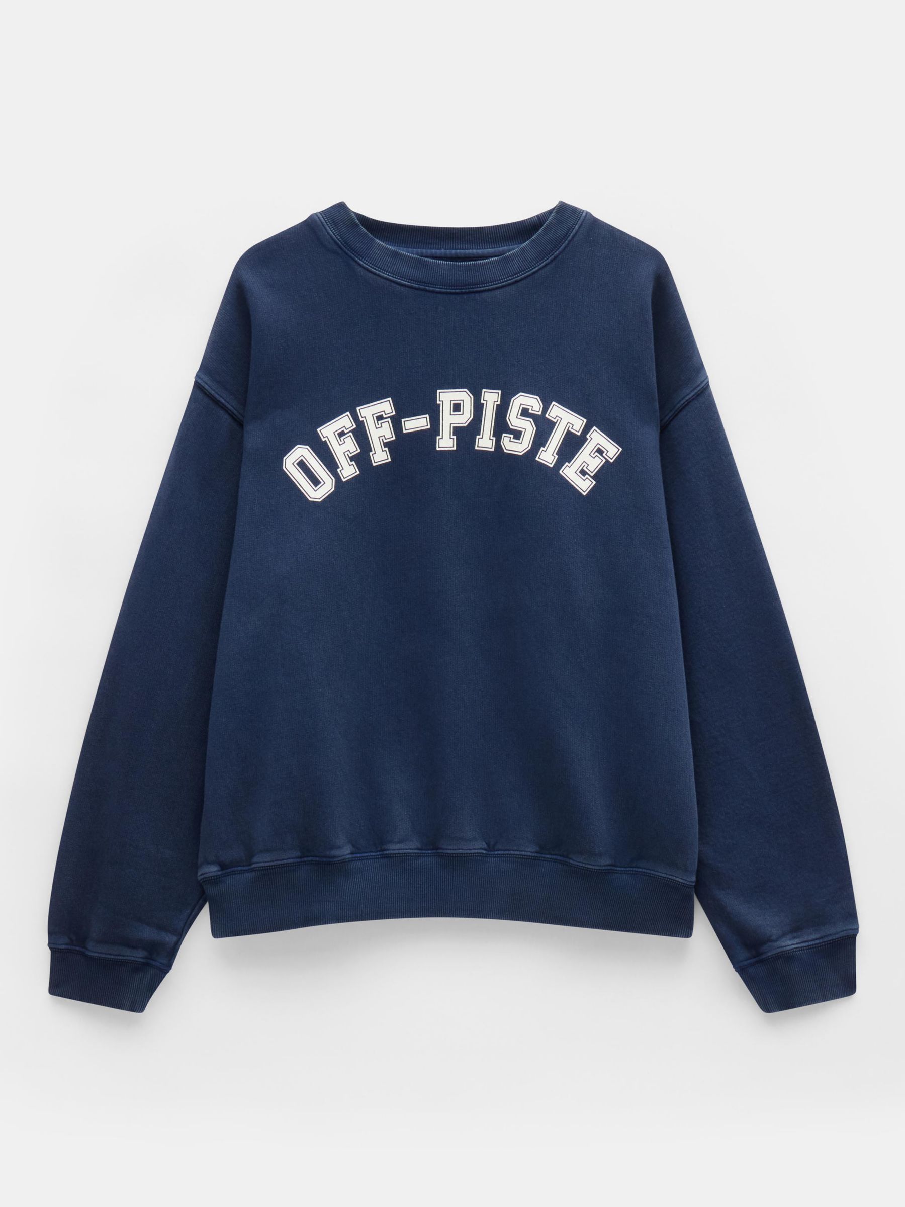 HUSH Off-Piste Graphic Sweatshirt, Dark Navy, L