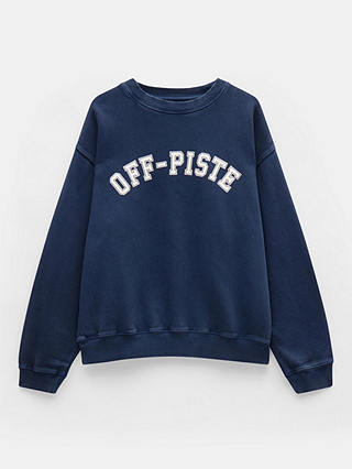 HUSH Off-Piste Graphic Sweatshirt, Dark Navy