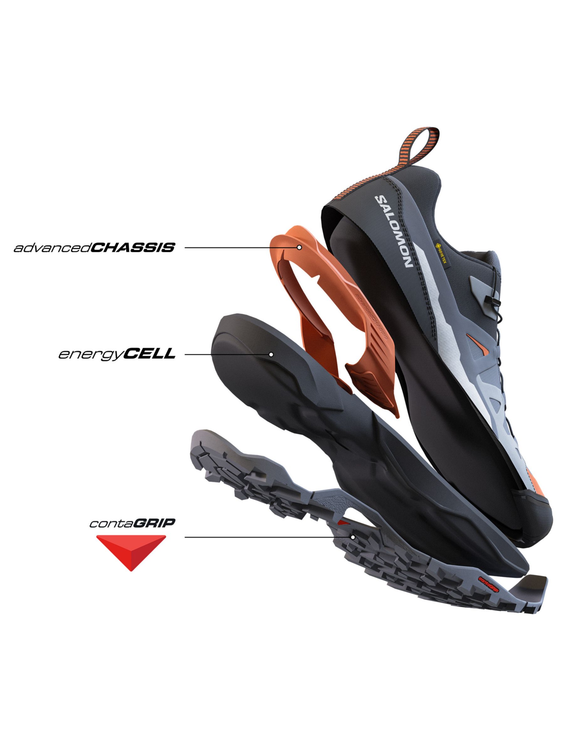Salomon X Ultra 360 Gore-Tex Men's Sports Shoes, Shade/Black, 11
