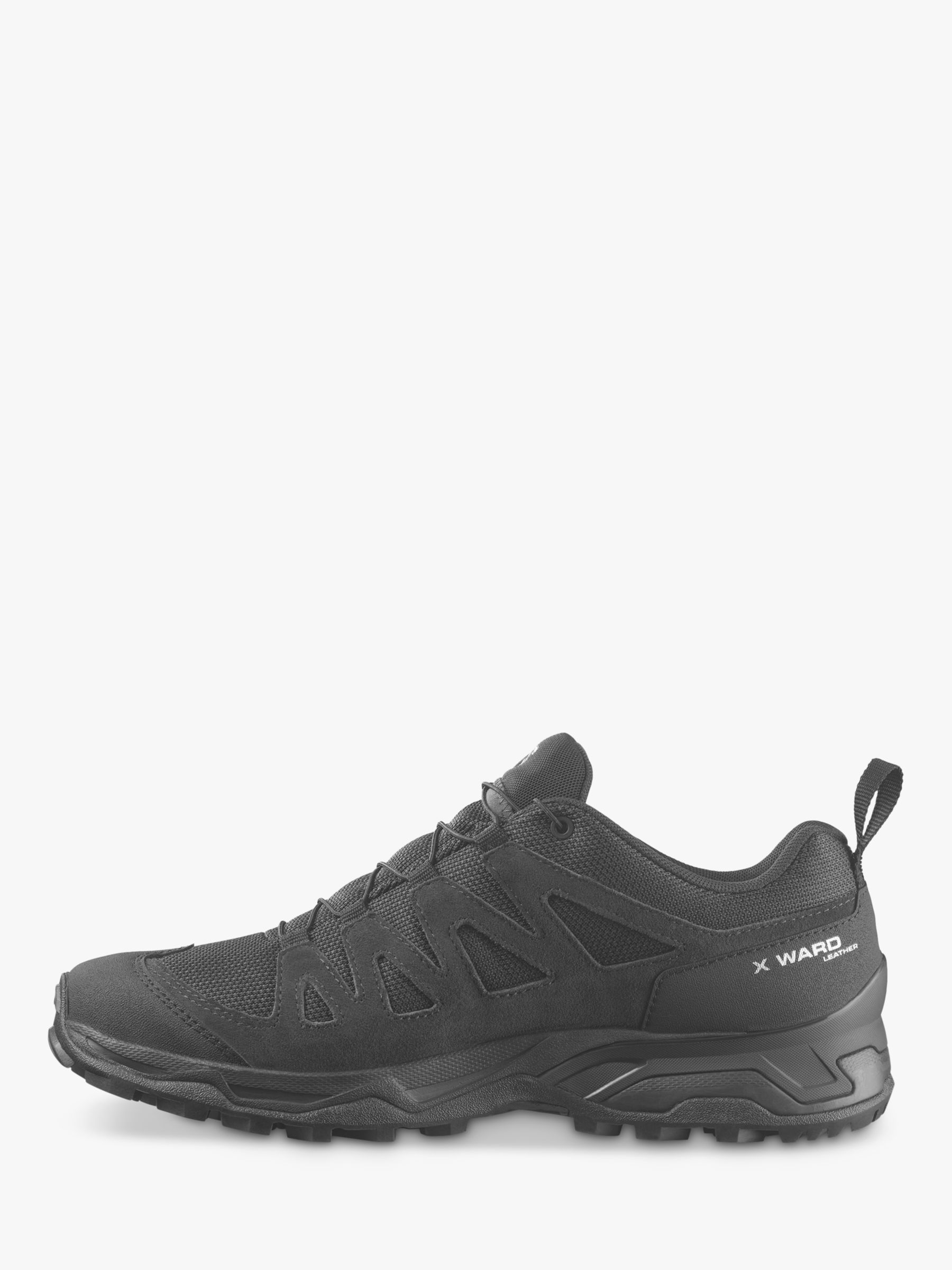 Salomon X Ward Leather Gore-Tex Men's Trail Shoes, Black, 9