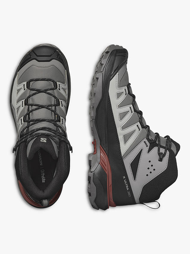 Salomon X Ultra 360 Mid Gore-Tex Men's Boots, Pewter/Black