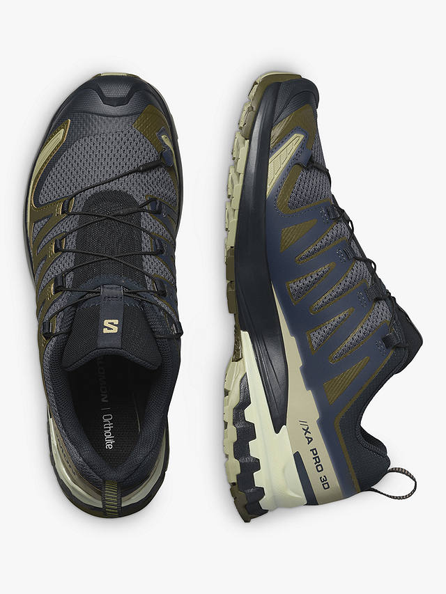 Salomon XA Pro 3D V9 Men's Running Trail Shoes, India Ink/Olive