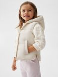 Mango Kids' Laurenc Gilet, Light Beige