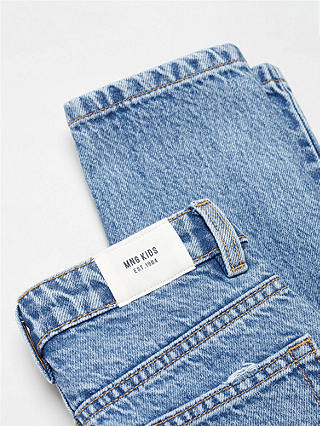 Mango Kids' Mom Jeans, Open Blue