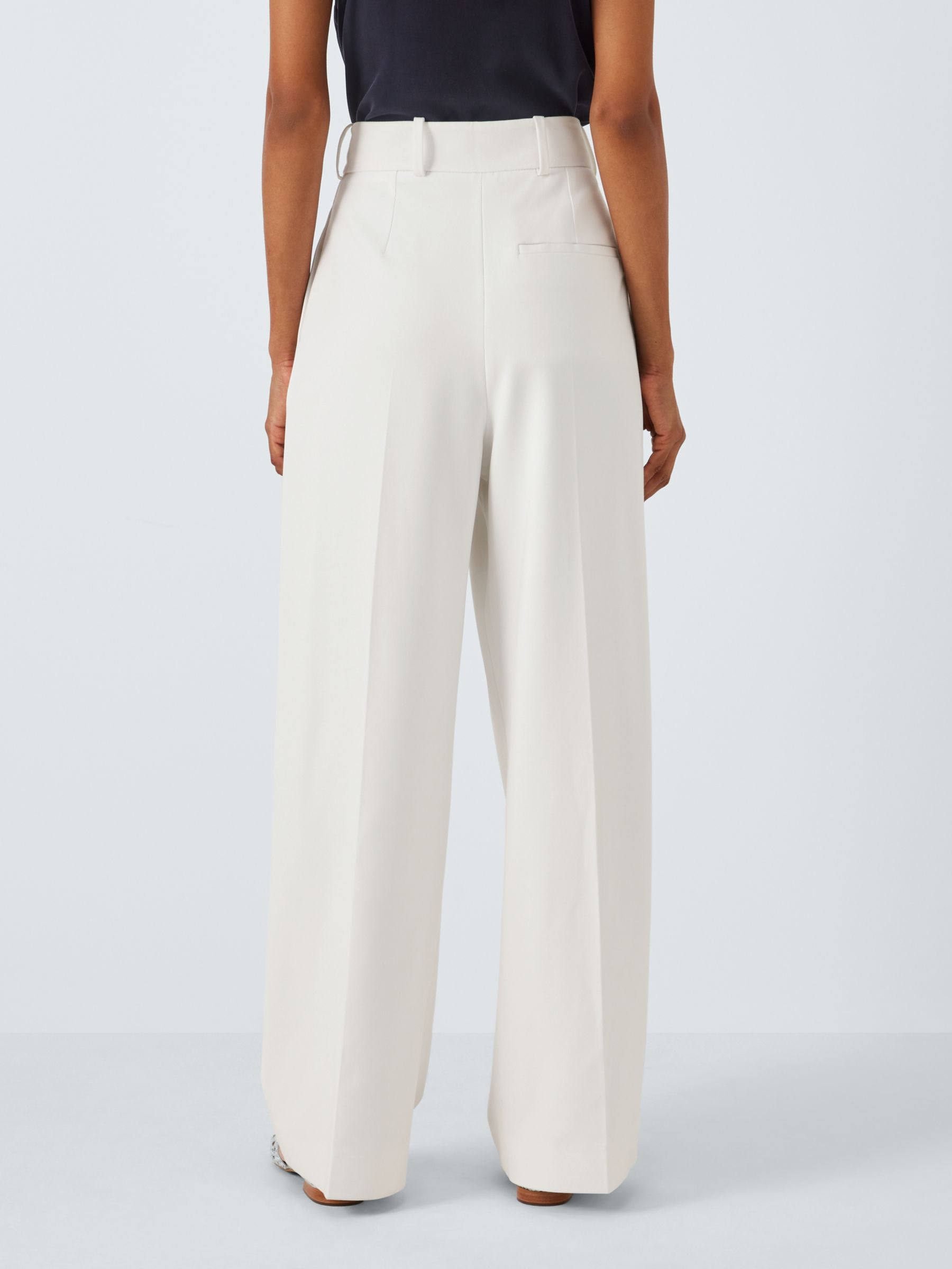 Buy John Lewis High Waisted Wide Leg Trousers Online at johnlewis.com