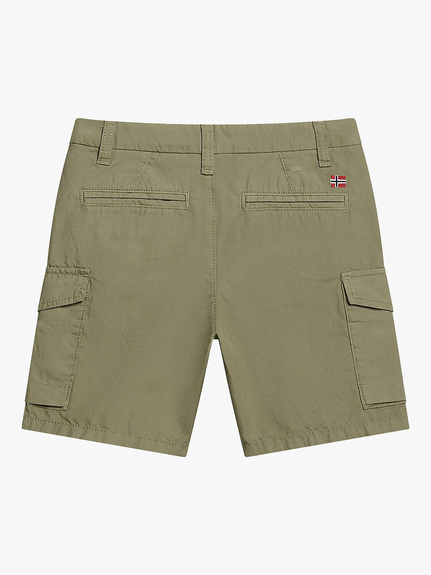 Buy Napapijri Kids' Cargo Shorts, Olive Online at johnlewis.com