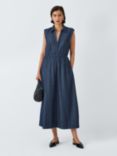 rag & bone Soraya Sleeveless Midi Shirt Dress, Rinse