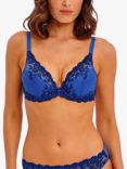 Wacoal Embrace Lace Underwired Plunge Bra, Beaucoup Blue