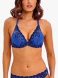 Wacoal Embrace Lace Underwired Plunge Bra, Beaucoup Blue