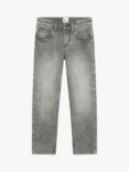 BOSS Kids' Regular Fit Denim Trousers, Grey